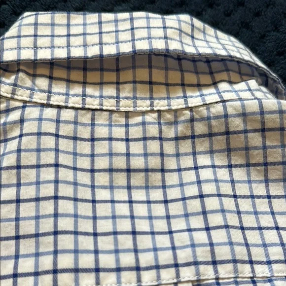 Ralph Lauren Kids Blue Gingham Dress Shirt Size YM - Picture 8 of 9